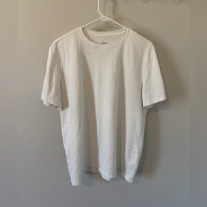 Quince Men’s Cotton Modal Crew Neck Tee White Size Large Basic Undershirt